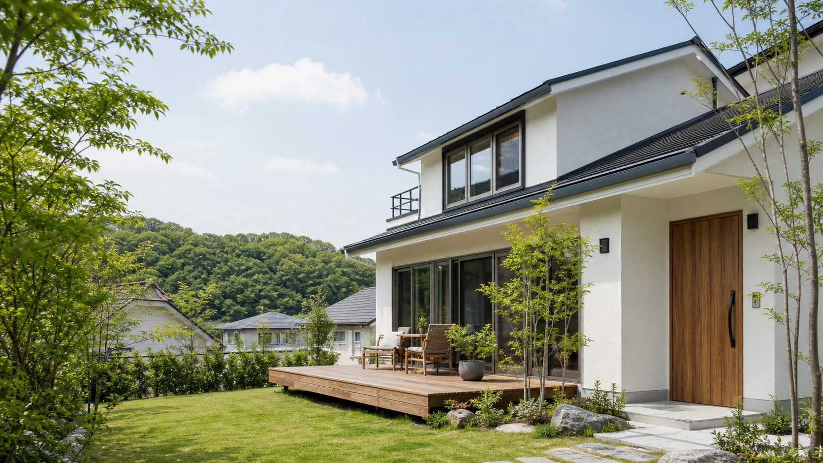 緑に囲まれた住まいのリノベーションイメージ